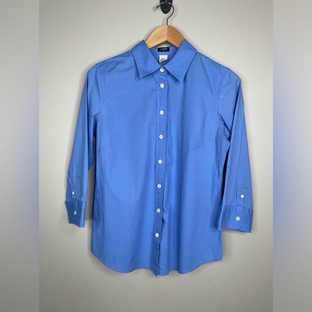 J Crew Button Down Womens Blouse Sz L